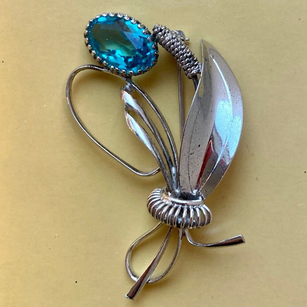 Sterling Silver Bond Boyd brooch